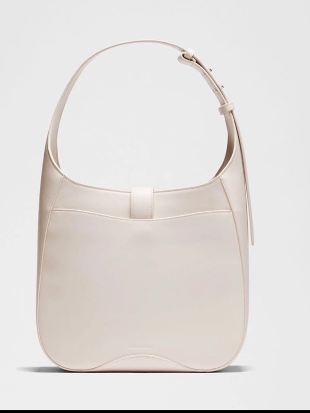 Lululemon Cactus Leather Alternative Shoulder Bag White 8L NWT Dust Bag Vegan - Picture 4 of 12